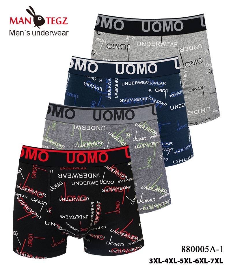 Bokserki męskie Roz 3XL-7XL, Mix kolor Paczka 24 szt